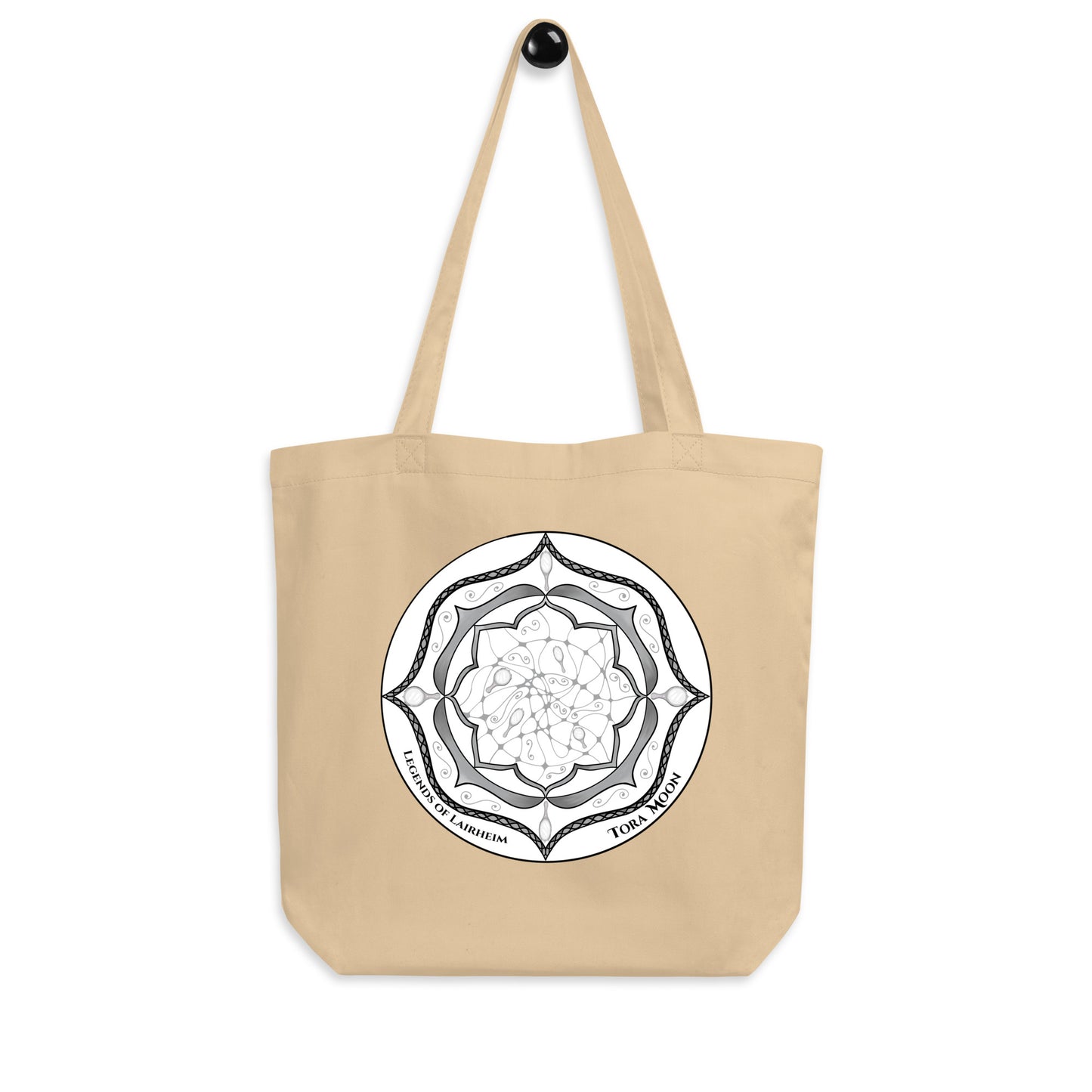 Legends-gray-mandala-tote-bag