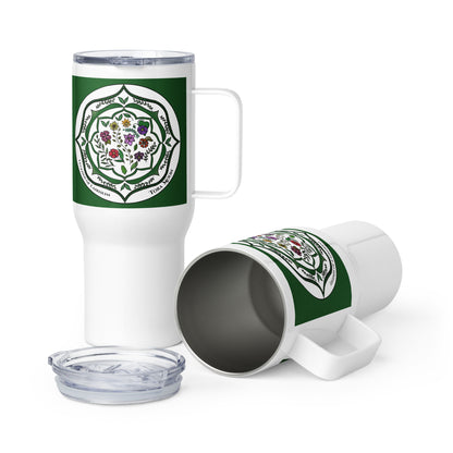 Green Talent Mandala Travel Mug