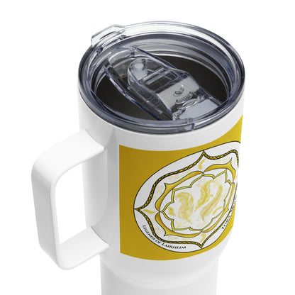 Legends-yellow-mandala-travel-mug-top