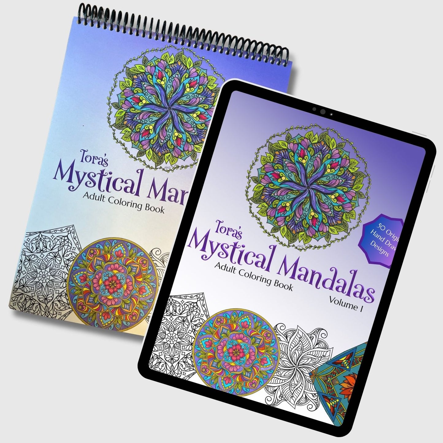 Print and pdf versions of Tora's Mystical Mandalas Volume 1