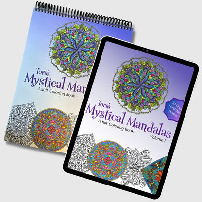 Print and pdf versions of Tora's Mystical Mandalas Volume 1