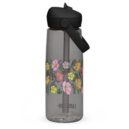 Cosmos Flip Straw Water Bottle charcoal