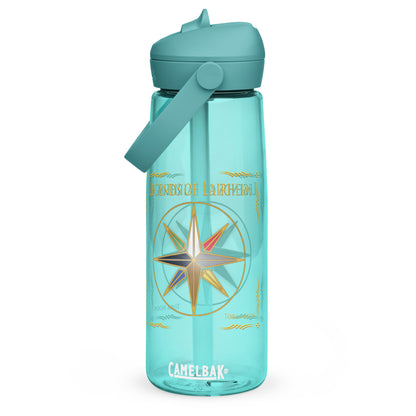Legends of Lairheim Elemental Star Flip Straw Water Bottle cove blue