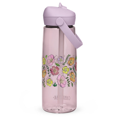 Cosmos Flip Straw Water Bottle purple sky