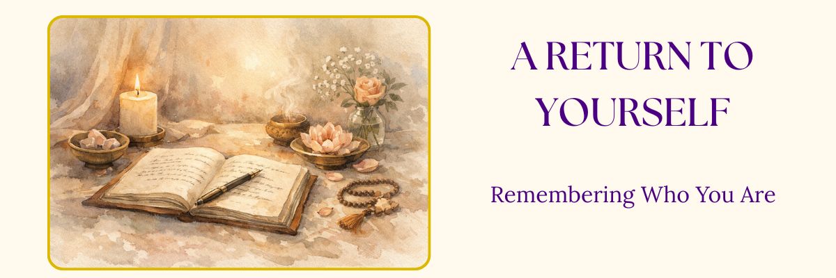 Banner introducing the Sacred Devotional Practices collection as a welcoming place to explore spiritual practices that nurture an ongoing relationship with the Goddess through everyday acts of prayer, reflection, ritual, and presence.
