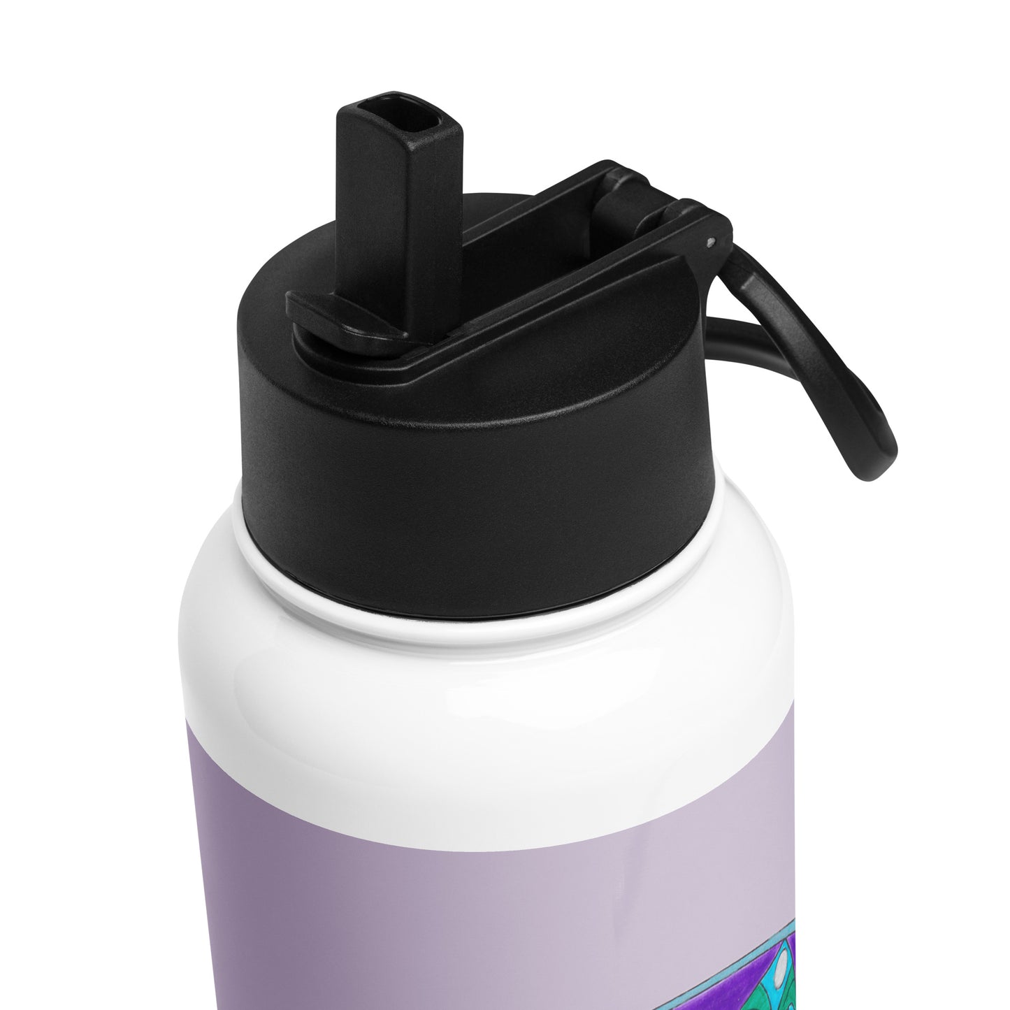 Elemental 7-Petal Mandala 32-oz tainless Steel Water Bottle