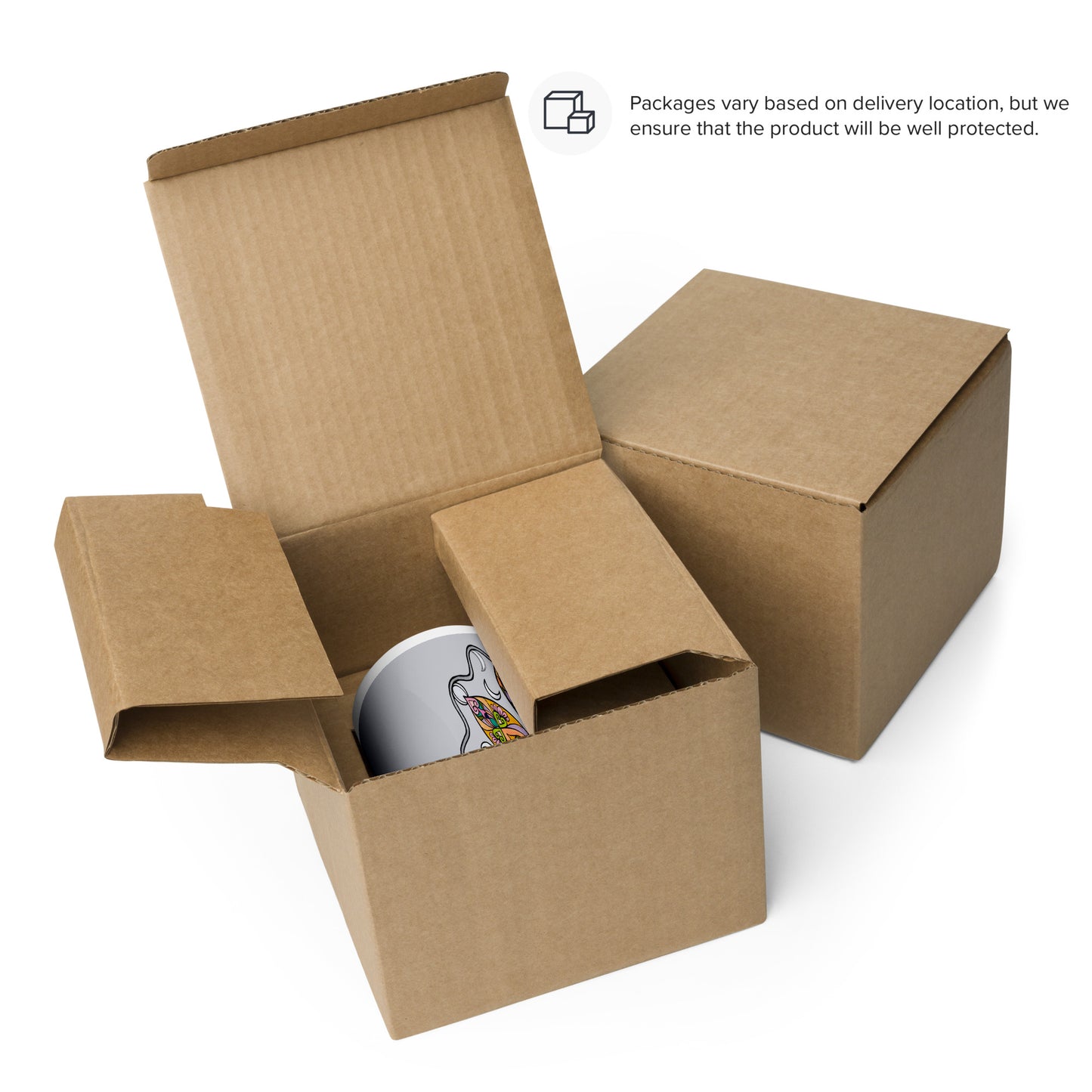 product mockup showing packaging